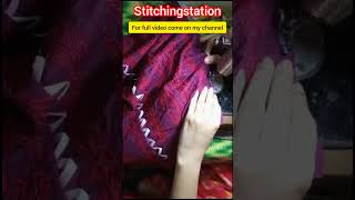 how to stitch ghum panel #easy #frontopenkurticuttingandstitching