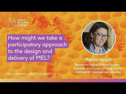 Marina Apgar on values based MEL | MEL Learning & Practice Series 2024/25