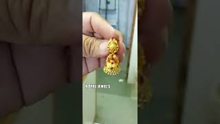 Royal jewels 10g JUMKA #royaljewellery#royal #gold #goldjumka #viralvideo #youtube #youtubechanne