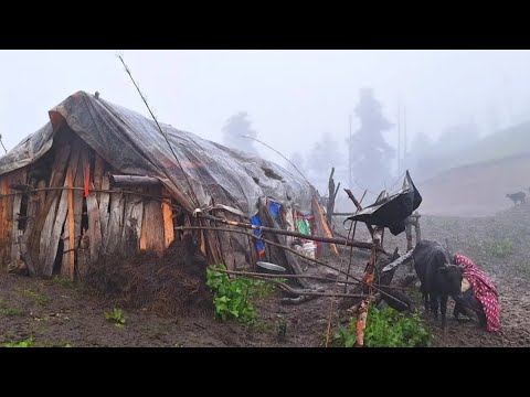 Surviving Life in the Nepali Mountains During the Rainy Season | All Season Compilation Video |