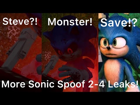 "STEVE DIED?!" | SONIC SPOOF 2-4 all leaks secrets and easter eggs