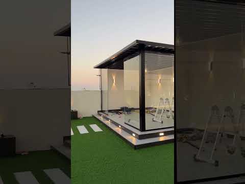 Glass Room,porta cabin,terrace glass Room.#modernpergola