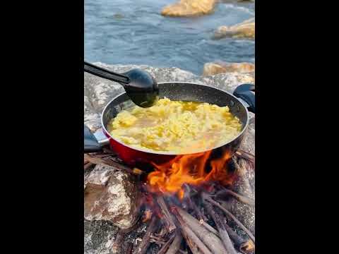 Outdoor cooking #youtubeshorts #shortsvideo #food #trending #shorts