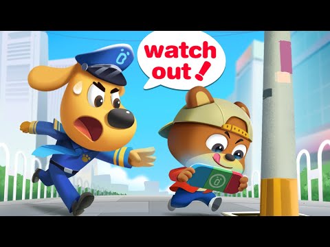 Focus on the Road | Traffic Safety Tips | Sheriff Labrador | Kids Cartoons | BabyBus TV