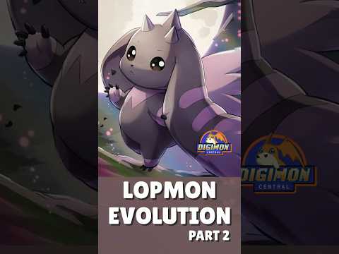 Lopmon Evolution Line Part 2 #Shorts