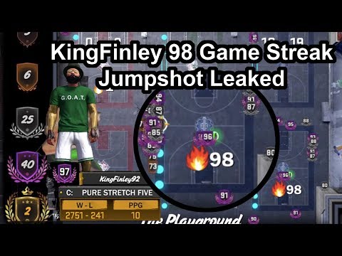 KingFinley 98 Game Streak Jumpshot Leaked!