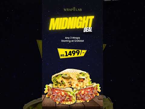 Midnight Feast: 3 Wraps for Rs. 1499 – Perfect for 3 People!