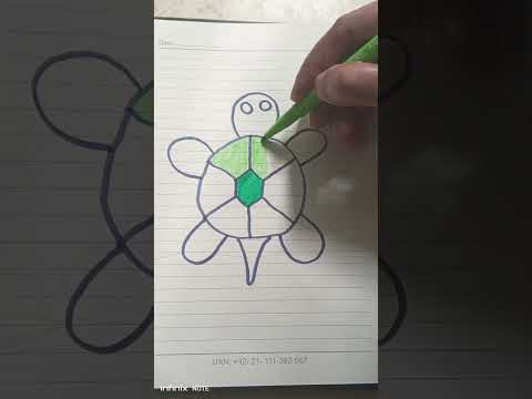 Draw Turtle With Circle|#kids#viralvideo #kidsvideo#kidstv #coloring#colour #drawing#drawingforkids