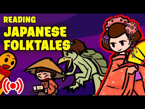 Reading Japanese Folktales for Halloween