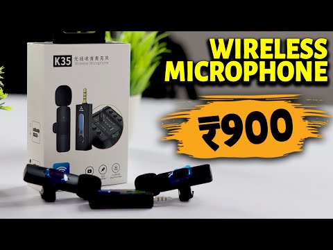 K35 Wireless Microphone | Laptop, iPhone, Android, DSLR Camera | Review