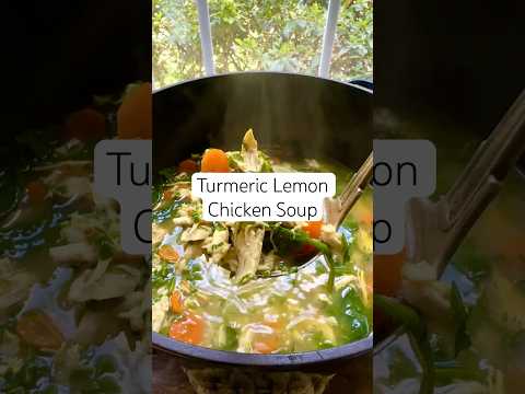 Turmeric Lemon Chicken Soup | Chicken Soup Recipe! #chickensoup