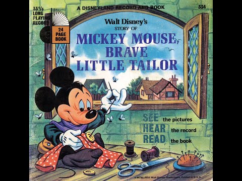 Mickey Mouse Brave Little Tailor - Disney Record