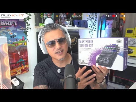 The Funky Kit Show LIVE Ep.306 - ASRock PG27QFT2A Monitor, Cooler Master MasterHUB, Project Update