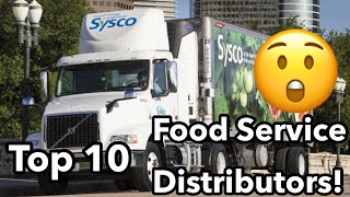 These are the top 10 food service distributors in the U.S. | This list might surprise you! #Trucking