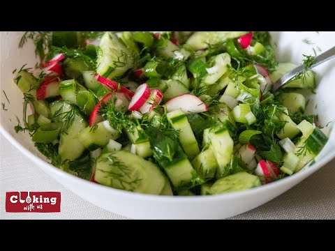 CUCUMBER salad - helps you lose weight