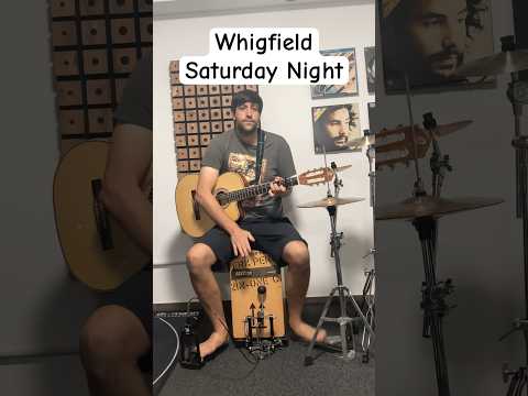 Whigfield - Saturday Night (cover) #whigfield #onemanband #acousticcover #90s #shorts #short  #cajon