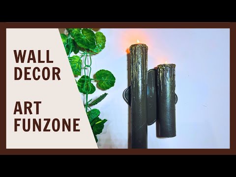 Diy Wall Decor| Candle Stand Wall Hanging.. #diy #wallhanging #candleholder #walldecor #diycandles