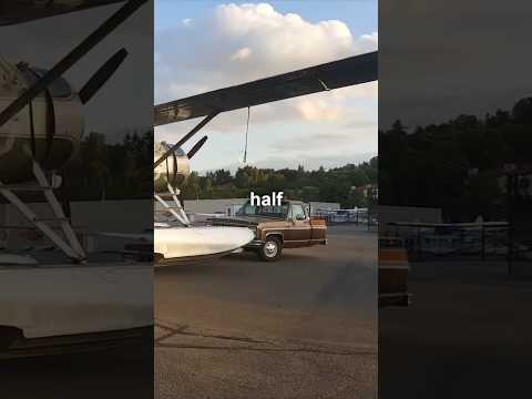 Half Truck Pulls Plane