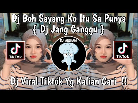 DJ BOH SAYANG KO ITU SA PUNYA  DJ JANG GANGGU BY MASPIN RMX | DJ VIRAL TIK TOK 2024 YG KALIAN CARI