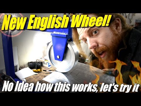 Trying Out My new Eastwood English Wheel