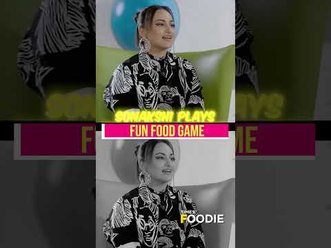 Sonakshi Sinha shares she can't live without DESI FOOD; plays fun food game #shorts #sonakshisinha