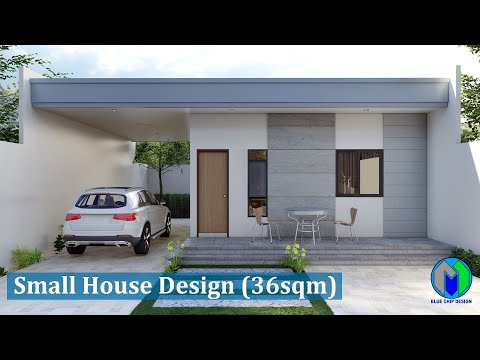 Small House Design (36sqm) 2 Bedroom