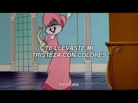 "Mi Corazón, con flores te llevaste mi tristeza, con colores 💐"-Monsieur Periné (Letra) | Bugs Bunny