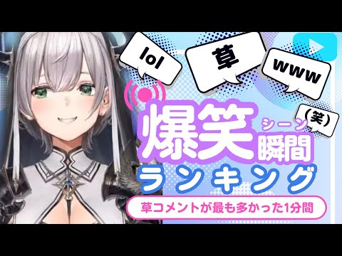 【12月11日】ホロライブ草コメントランキング TOP10 Hololive funny moments ※ネタバレあり