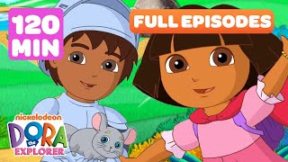 Dora FULL EPISODES Marathon! ➡️ | 5 Full Episodes - 2 Hours! | Dora the Explorer