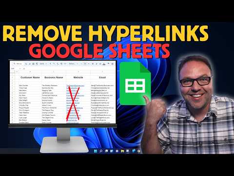 How to Remove Hyperlinks in Google Sheets (Tutorial)