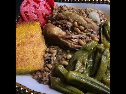 BLACK EYED PEAS PIG TAILS & OKRA #cookingwithjudycaldwell #music