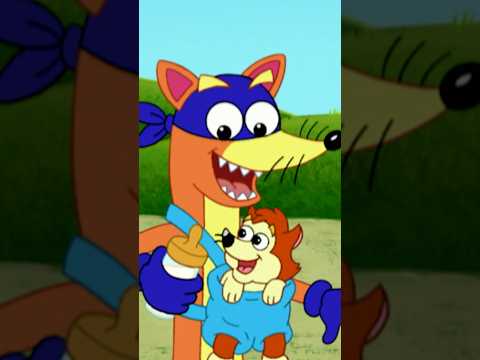 swiper helps a baby fox! #shorts