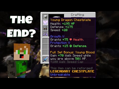 Going to the End in Hypixel Skyblock...