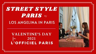 Los Angelina in Paris & #LOfficielParis #artdelatable for #ValentinesDay dinner at #HOME