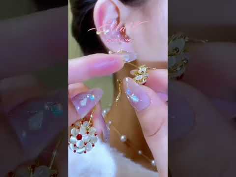 Beautiful Stunning😍 Elegant Earrings  ❤ | Share and like them |#shortsvideo