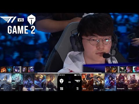 ⁠Top Esports vs T1, Game 2 | World Championship 2024 Quarterfinals | TES vs T1 G2