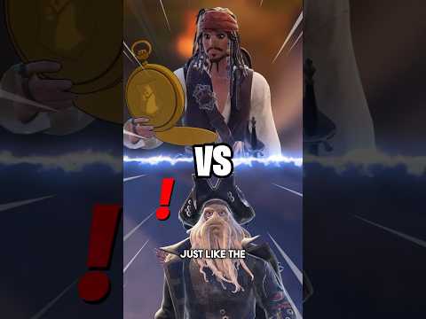 Boss Jack Sparrow Meets Davey Jones in Fortnite #fortnite #fortnitechapter5 #piratesofthecaribbean