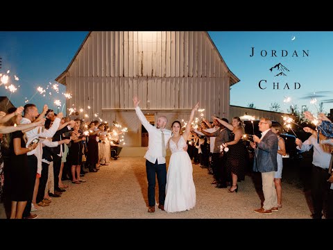 White Barn at Happy Valley Wedding // Jordan + Chad Idaho Wedding Video