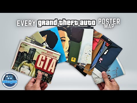 Every GTA Poster Map