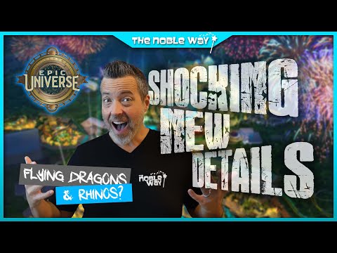 Epic Universe Shocking New Details Revealed! Dragons, Rhinos, & Chickens, Oh My! Universal Orlando