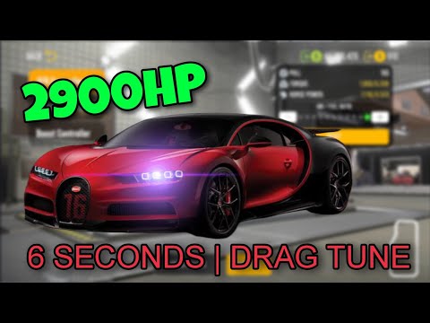 2.900HP Bugatti Chiron Drag Tune in CPM2 | Car Parking Multiplayer 2