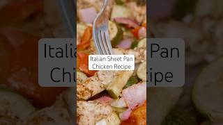 Mediterranean Diet Recipe (Italian Sheet Pan Chicken Recipe) #mediterraneandiet #shorts