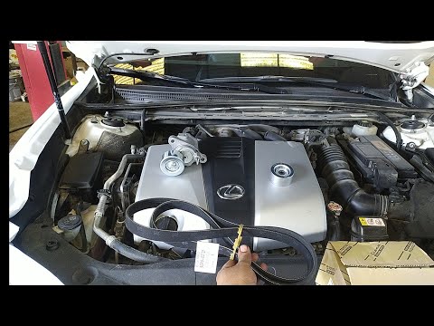 2019 lexus es350 belt replacement step by step