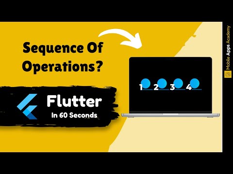 Better Way To Sequence Of Operations | FLUTTER IN 60 SECONDS | #02