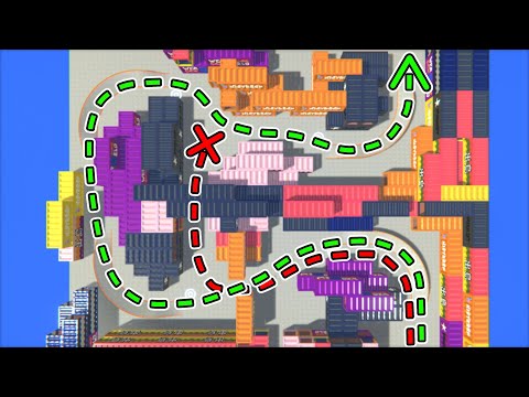 I Built a Track Where Each Shortcut You Take Moves The Finish Further Away!