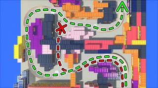 I Built a Track Where Each Shortcut You Take Moves The Finish Further Away!