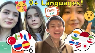 On Omegle, I Speak 9+ Languages, Their Native Languages of Japanese Learners!