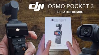 dji OSMO POCKET 3 - CREATOR COMBO | Unboxing & First Impressions!