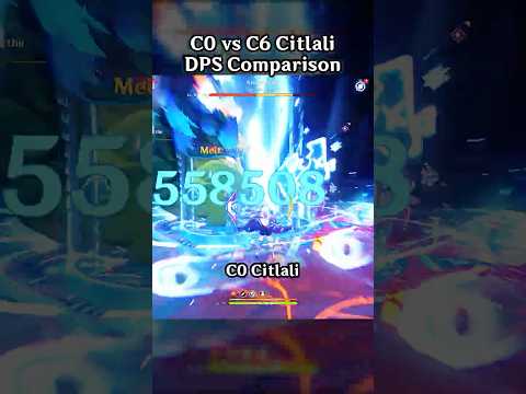 C0 VS C6 CITLALI DPS COMPARISON