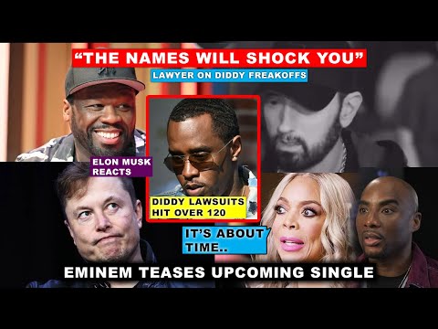 Lawyer Diddy Tapes Bombshell “The Names Will SHOCK You”, Eminem & LL Cool J Chat, Em Next Single